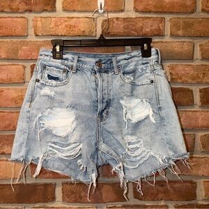 American Eagle Distressed Denim Shorts – Women’s Size 4